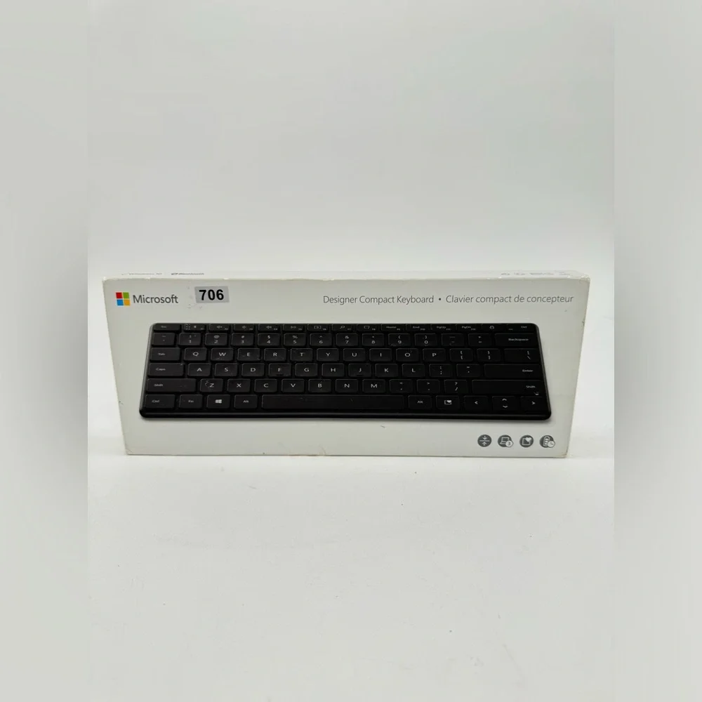 Microsoft - 21Y-00001 - Designer Compact Keyboard - Black